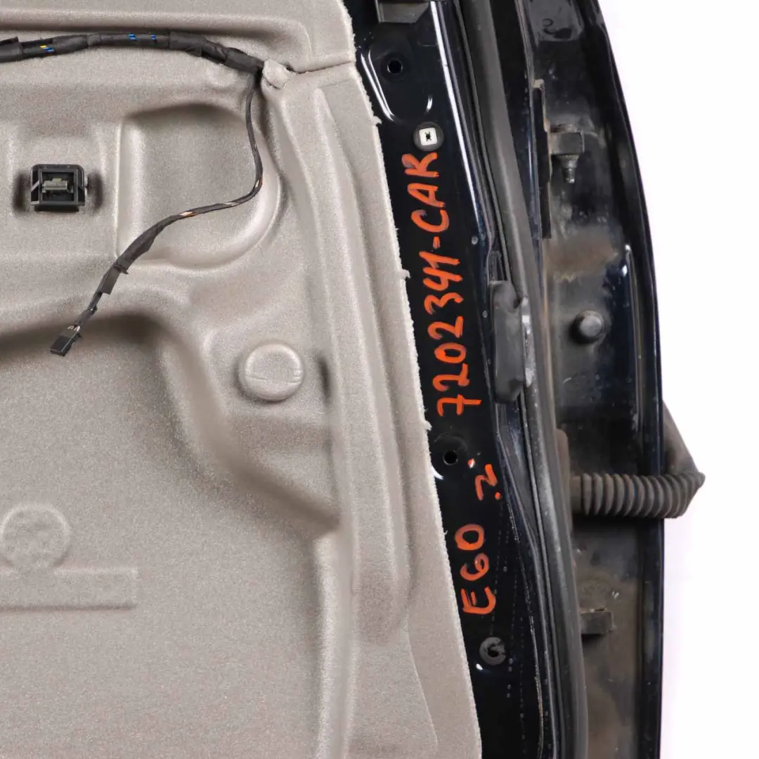 Door Rear Left N/S Carbonschwarz Carbon Black - 416 to BMW E60 with Part number 7202341 BMW E60 Door Rear Left N/S Carbonschwarz Carbon Black - 416 - SKU 7202341-CAR - Part number 7202341