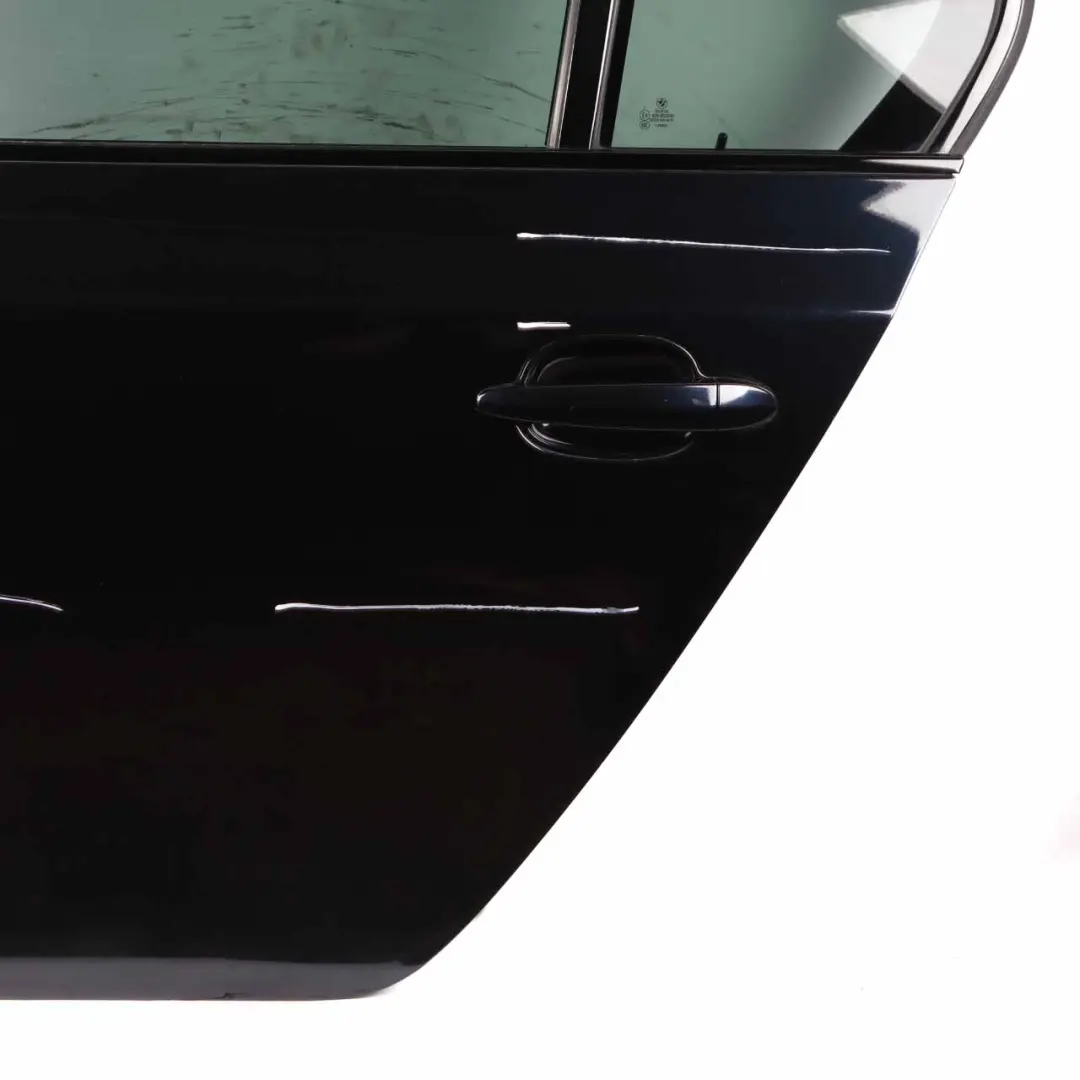 Door Rear Left N/S Carbonschwarz Carbon Black - 416 to BMW E60 with Part number 7202341 BMW E60 Door Rear Left N/S Carbonschwarz Carbon Black - 416 - SKU 7202341-CAR - Part number 7202341