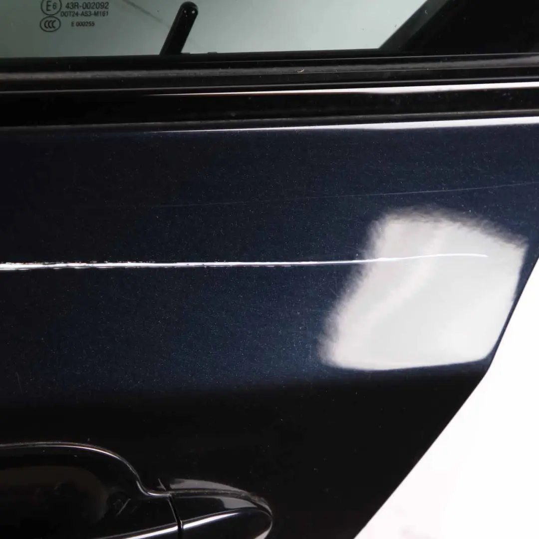 BMW E60 Door Rear Left N/S Carbonschwarz Carbon Black - 416 - SKU 7202341-CAR - Part number 7202341