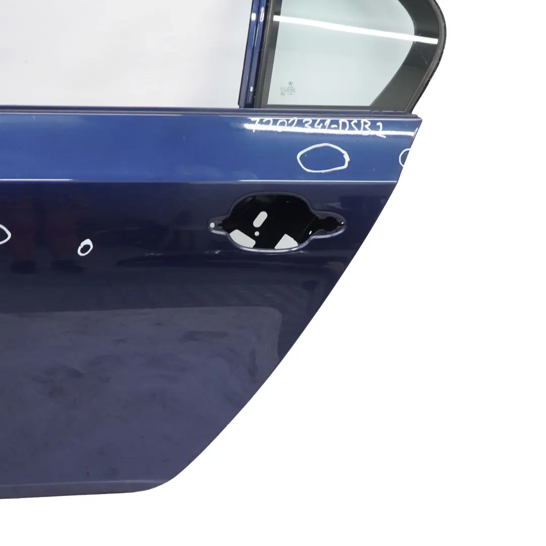 Puerta Trasera Izquierda Tiefseeblau Deep Sea Blue Metallic - A76 para BMW E60 con número de pieza 7202341 BMW E60 Puerta Trasera Izquierda Tiefseeblau Deep Sea Blue Metallic - A76 - SKU 7202341-DSB2 - Número de pieza 7202341