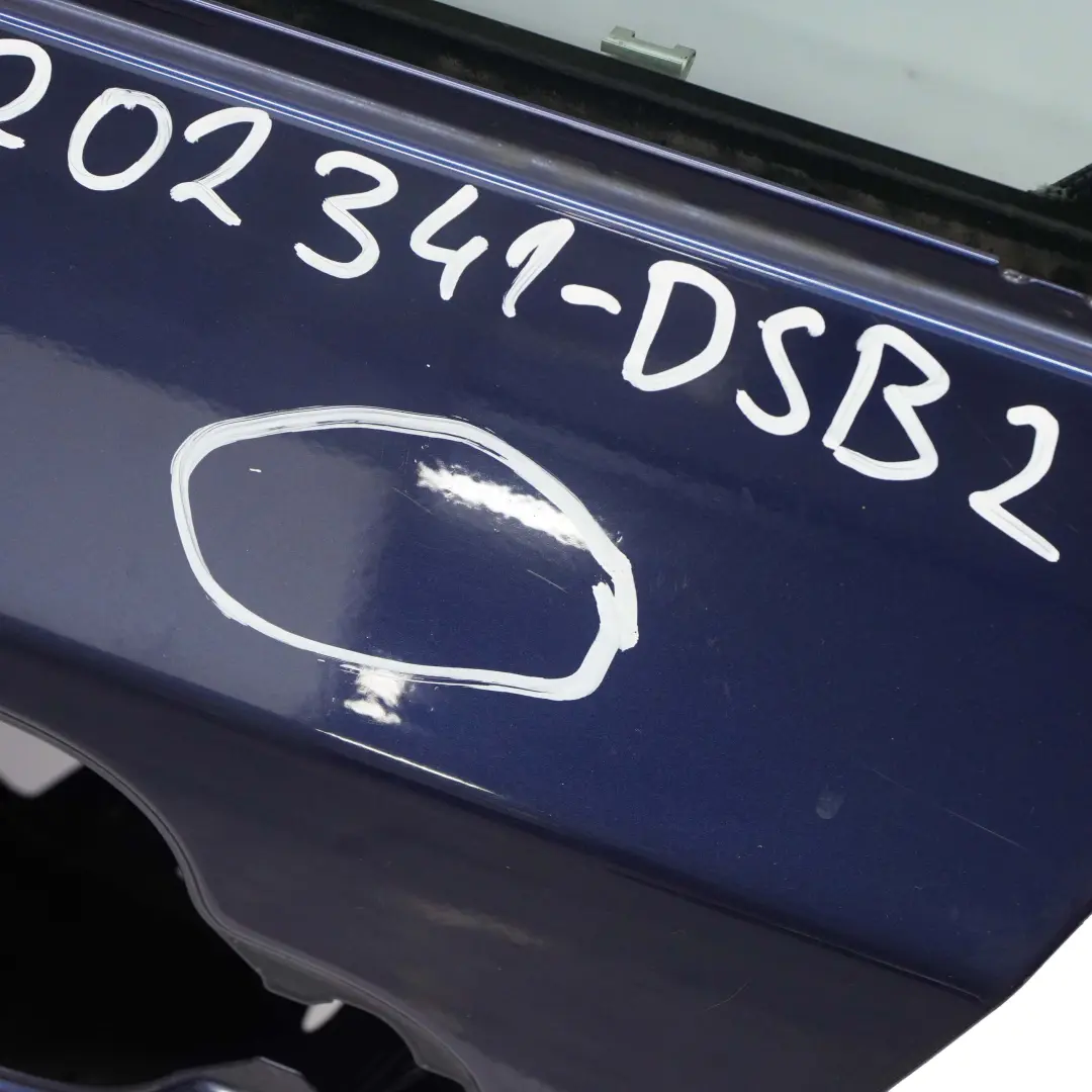 BMW 5 E60 Rear Left Door N/S Tiefseeblau Deep Sea Blue Metallic - A76 - SKU 7202341-DSB2 - Part number 7202341