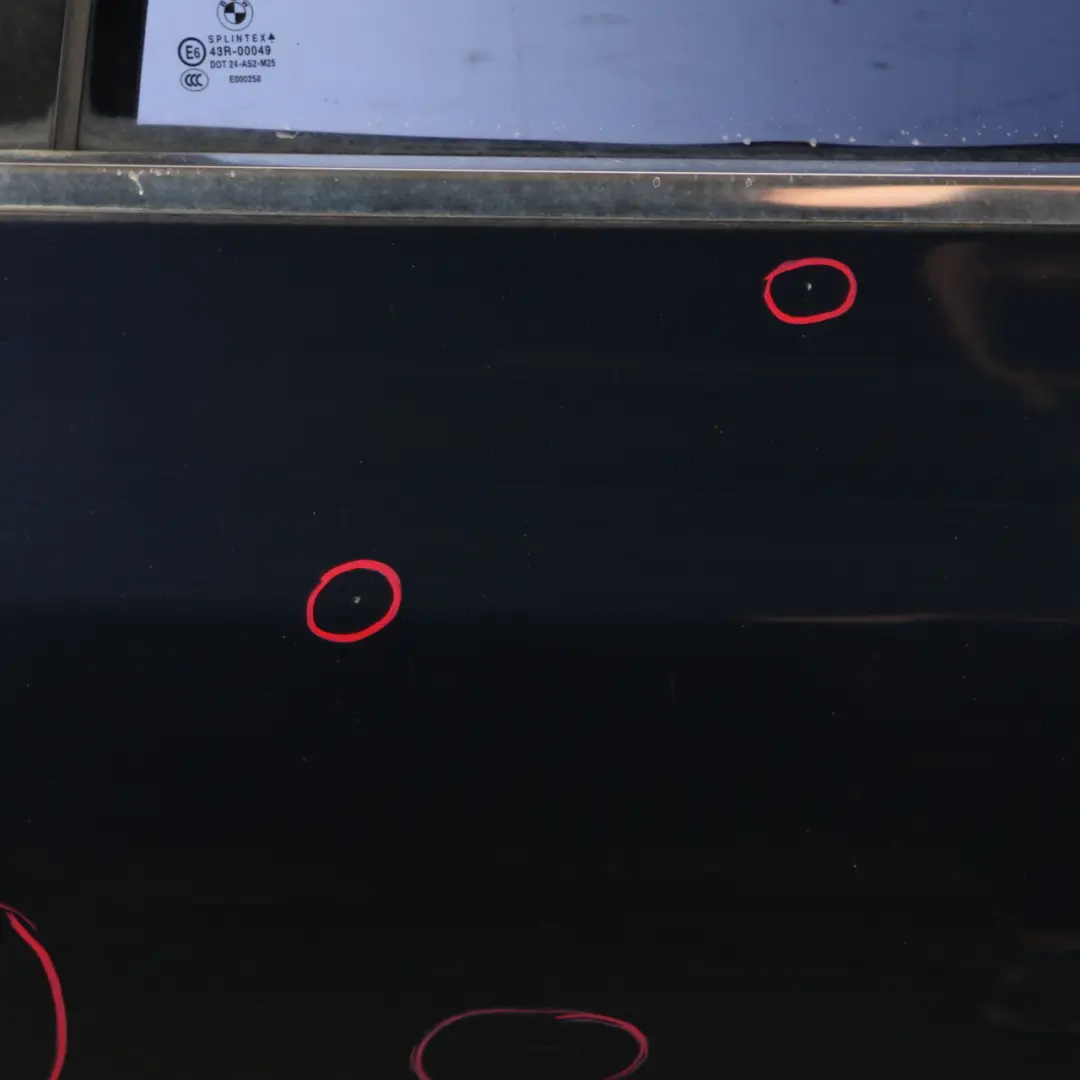 Door Rear Left Panel N/S Monacoblau Monaco Blue Metallic - A35 to BMW E60 with Part number 7202341 BMW E60 Door Rear Left Panel N/S Monacoblau Monaco Blue Metallic - A35 - SKU 7202341-MB - Part number 7202341