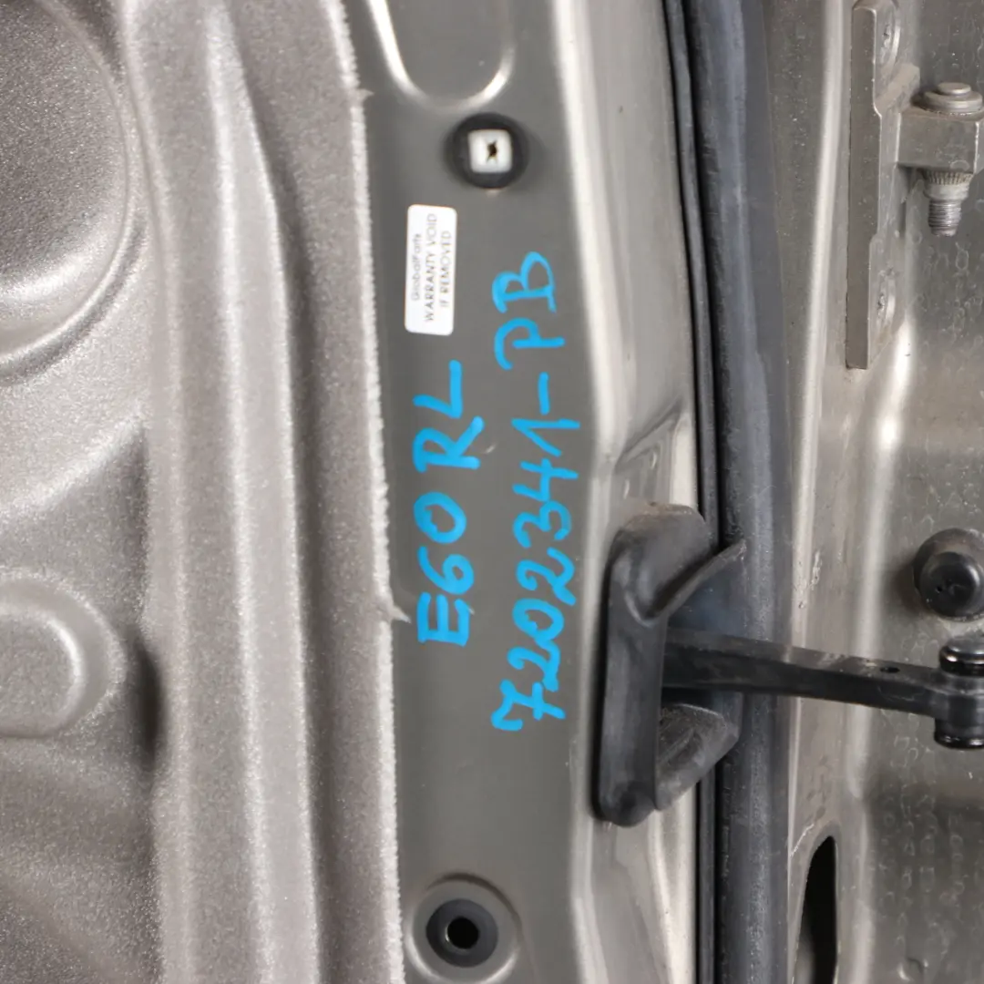 Door Rear Left N/S Platinbronze Platinum Bronze Metallic - A53 to BMW 5 E60 with Part number 7202341 BMW 5 E60 Door Rear Left N/S Platinbronze Platinum Bronze Metallic - A53 - SKU 7202341-PB1 - Part number 7202341