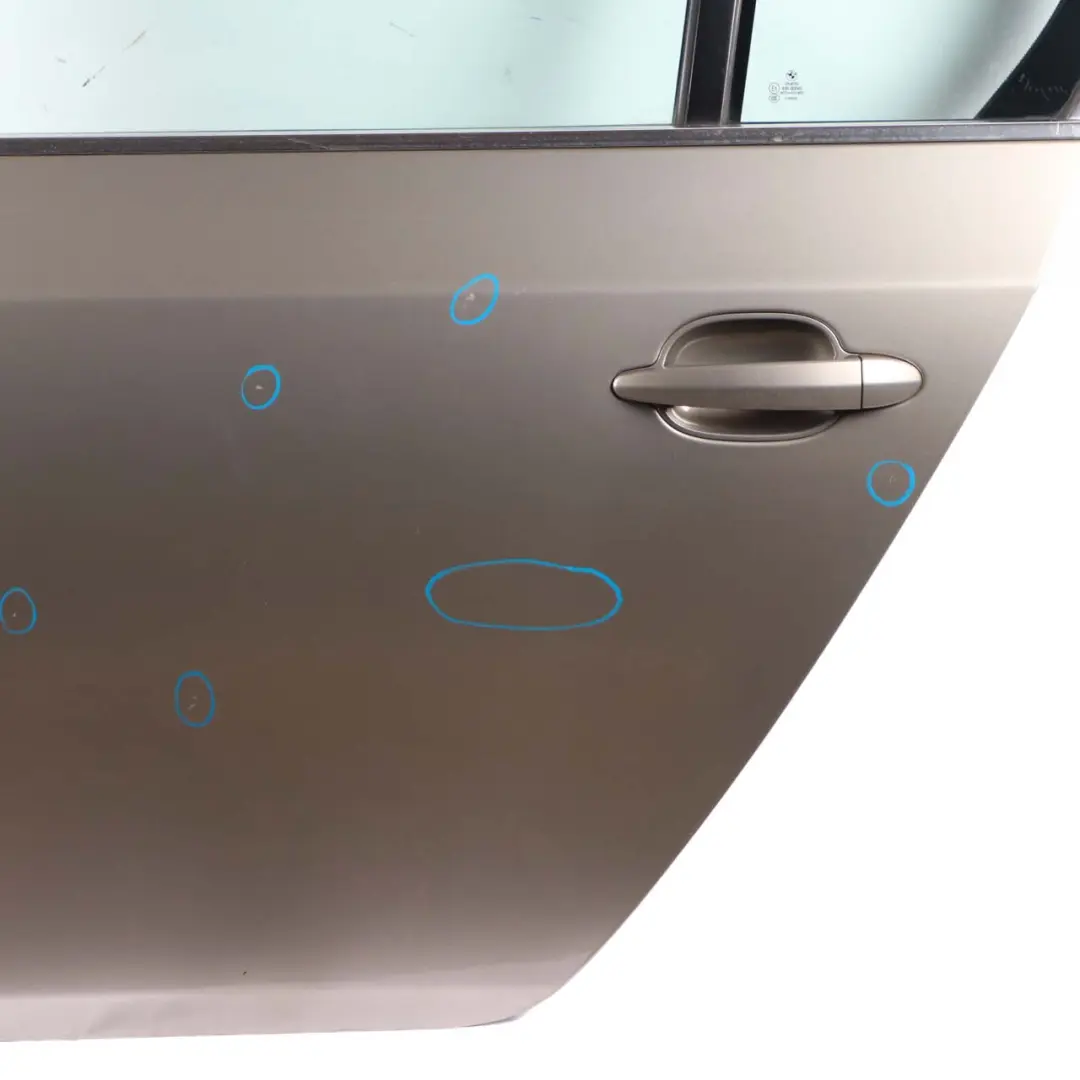 Door Rear Left N/S Platinbronze Platinum Bronze Metallic - A53 to BMW 5 E60 with Part number 7202341 BMW 5 E60 Door Rear Left N/S Platinbronze Platinum Bronze Metallic - A53 - SKU 7202341-PB1 - Part number 7202341