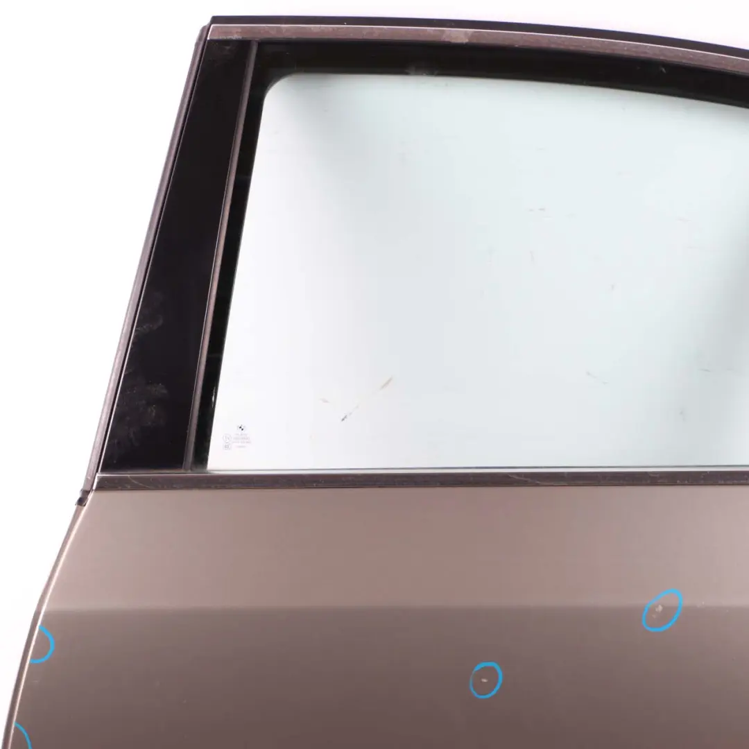Door Rear Left N/S Platinbronze Platinum Bronze Metallic - A53 to BMW 5 E60 with Part number 7202341 BMW 5 E60 Door Rear Left N/S Platinbronze Platinum Bronze Metallic - A53 - SKU 7202341-PB1 - Part number 7202341