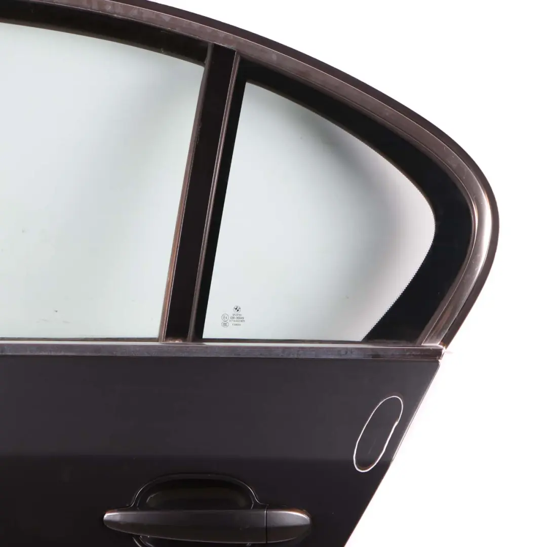BMW E60 Door Rear Left Panel N/S Platingrau Platinum Grey Metallic - A68 - SKU 7202341-PG - Part number 7202341