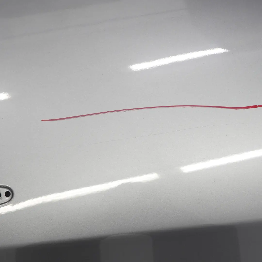 BMW E60 Panneau Arrière Gauche de Porte Silbergrau Gris Argent Métallisé - A08 - SKU 7202341-SBG1 - Numéro de pièce 7202341