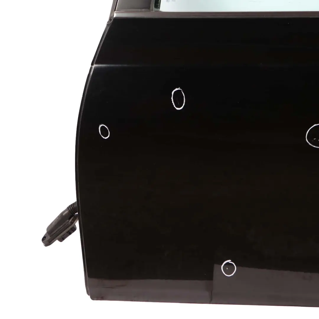 Door Rear Left Panel N/S Schwarz 2 Black - 668 to BMW E60 with Part number 7202341 BMW E60 Door Rear Left Panel N/S Schwarz 2 Black - 668 - SKU 7202341-SCH - Part number 7202341