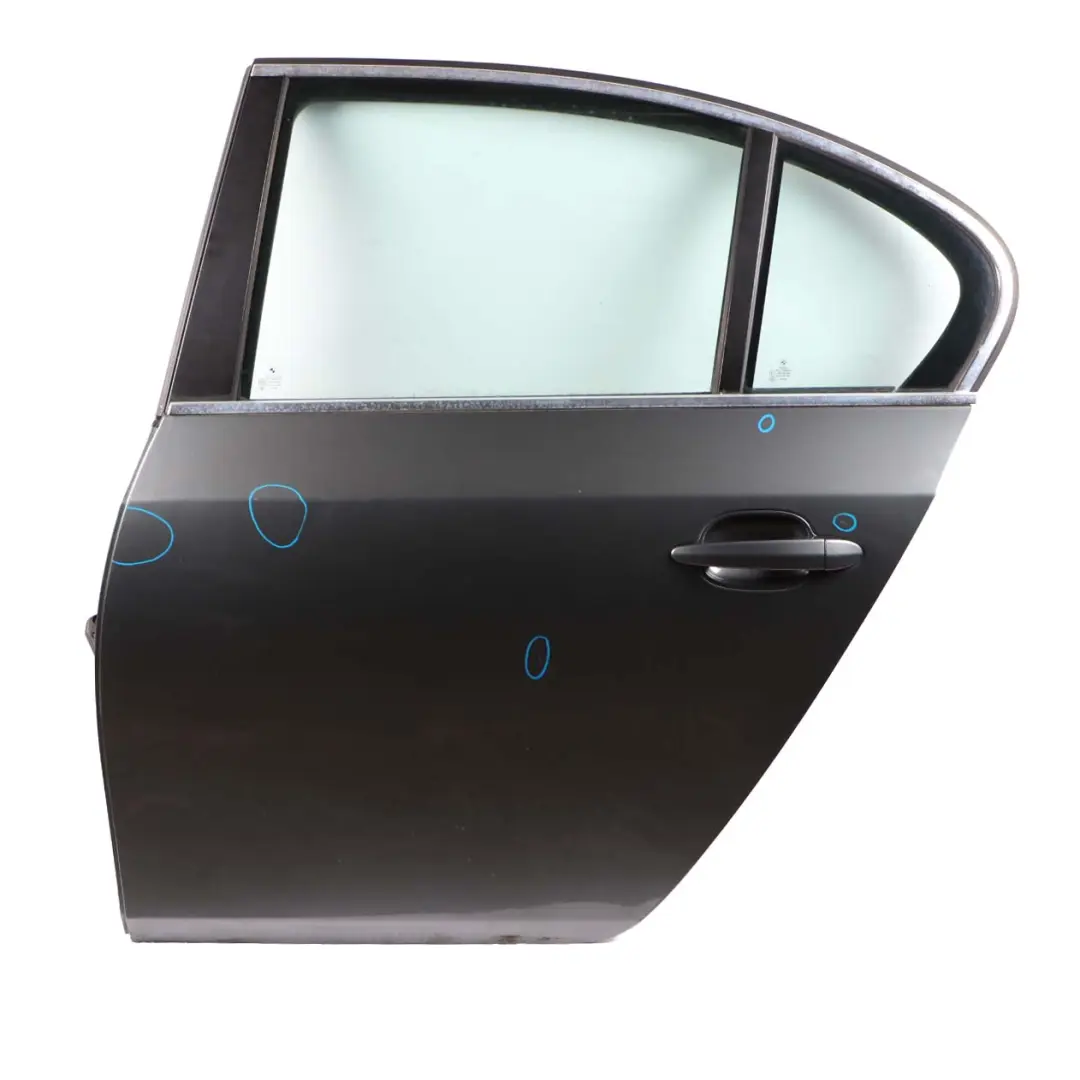 Door Rear Left N/S Titangrau Titan Grey II Metallic - A36 to BMW 5 E60 2 with Part number 7202341 BMW 5 E60 2 Door Rear Left N/S Titangrau Titan Grey II Metallic - A36 - SKU 7202341-TGR2 - Part number 7202341