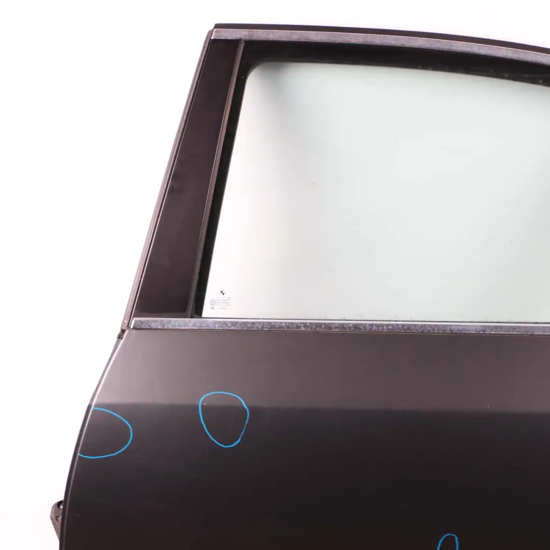 Door Rear Left N/S Titangrau Titan Grey II Metallic - 892 to BMW 5 E60 2 with Part number 7202341 BMW 5 E60 2 Door Rear Left N/S Titangrau Titan Grey II Metallic - 892 - SKU 7202341-TGR2 - Part number 7202341