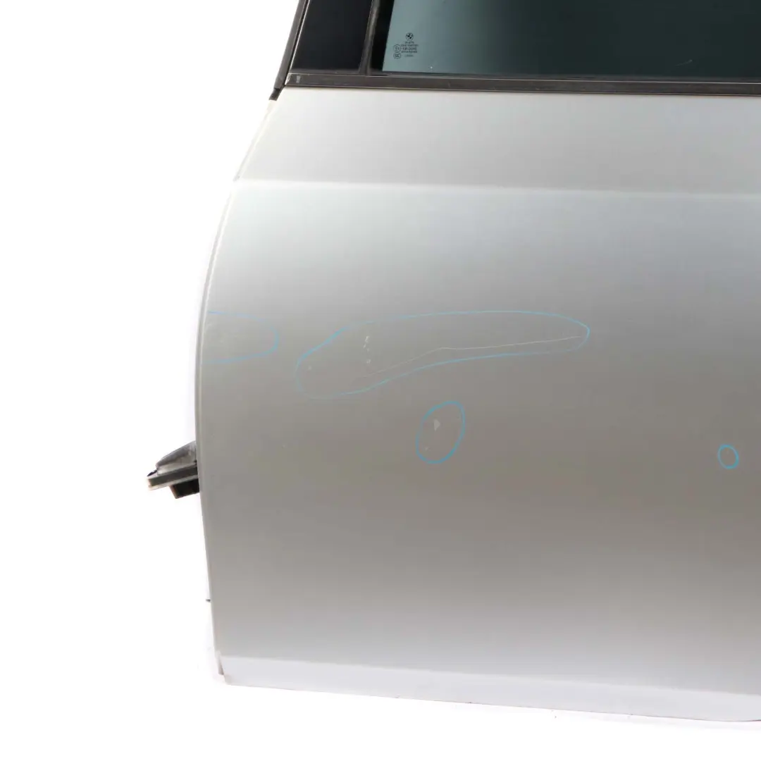 BMW E60 Door Rear Left Side N/S Titansilber Silver Metallic - 354 - SKU 7202341-TS2 - Part number 7202341
