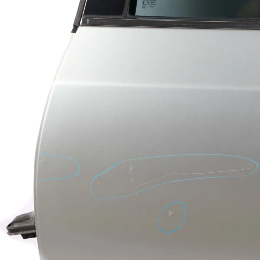 Door Rear Left Side N/S Titansilber Silver Metallic - 354 to BMW E60 with Part number 7202341 BMW E60 Door Rear Left Side N/S Titansilber Silver Metallic - 354 - SKU 7202341-TS2 - Part number 7202341