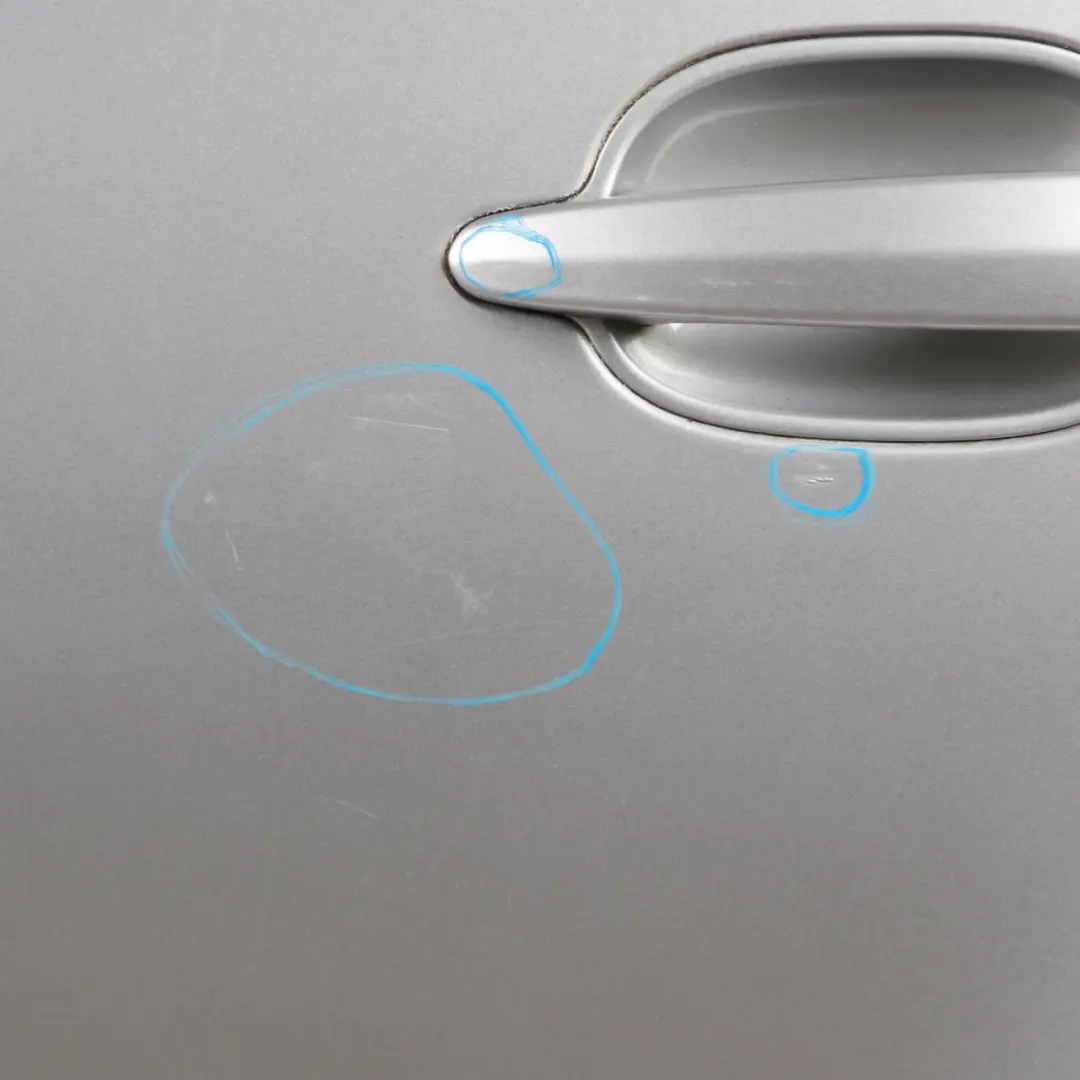 BMW E60 Puerta Trasera Lado Izquierdo Titansilber Plata Metalico - 354 - SKU 7202341-TS2 - Número de pieza 7202341