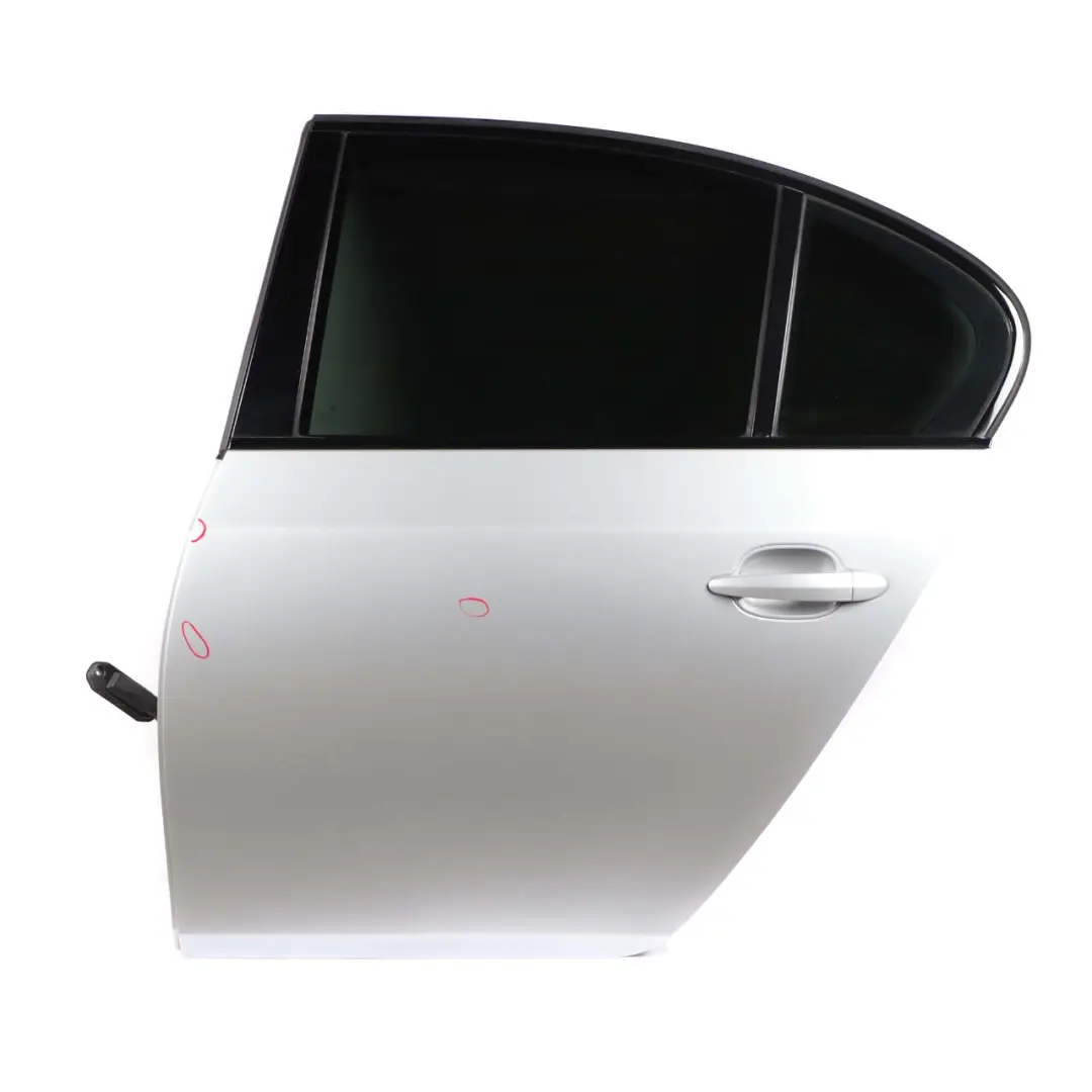 Left Door N/S Titansilber Titan Silver Metallic - 354 to BMW 5 Series E60 6 Rear with Part number 7202341 BMW 5 Series E60 6 Rear Left Door N/S Titansilber Titan Silver Metallic - 354 - SKU 7202341-TS6 - Part number 7202341