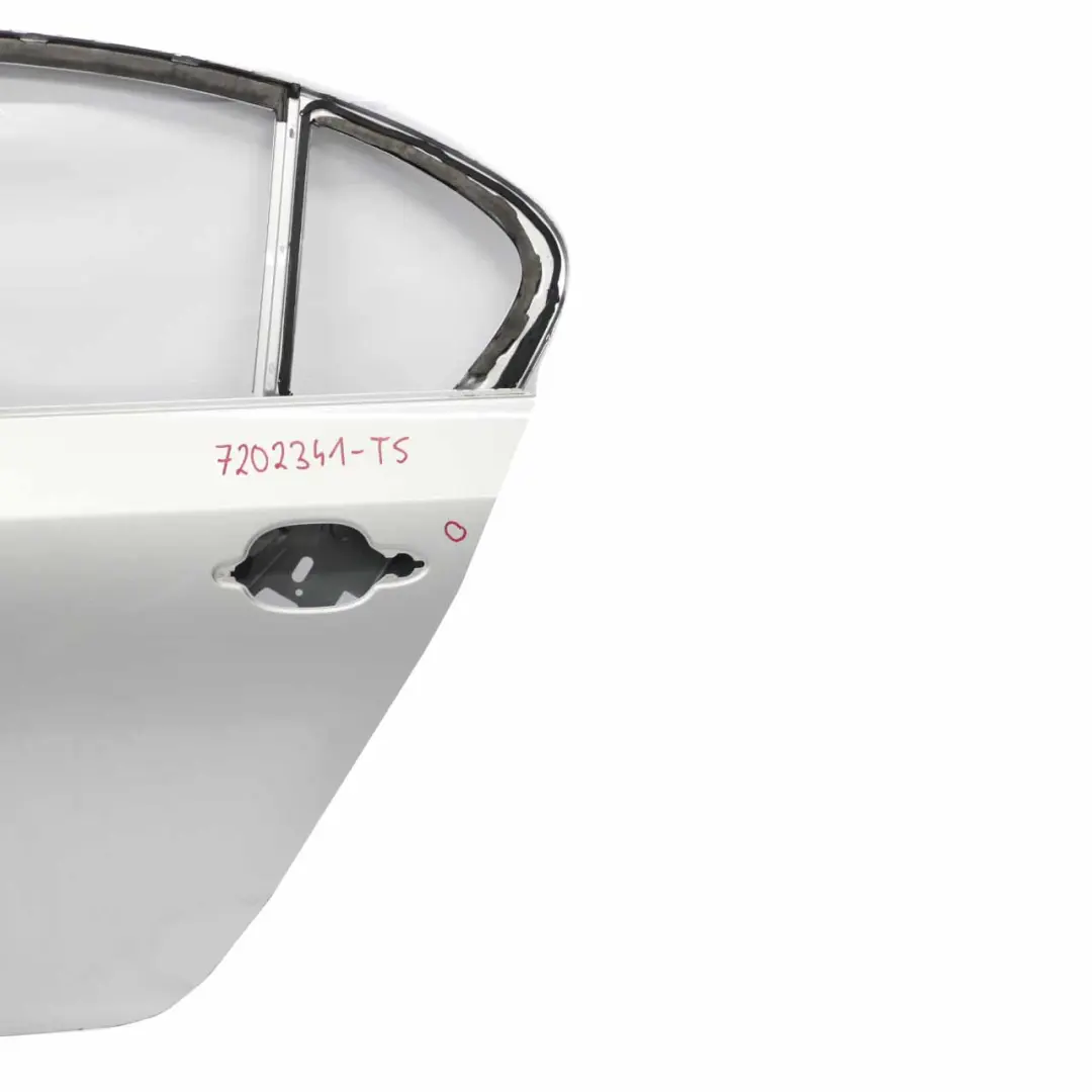 Door Rear Left Side N/S Titansilber Titan Silver Metallic - 354 to BMW E60 with Part number 7202341 BMW E60 Door Rear Left Side N/S Titansilber Titan Silver Metallic - 354 - SKU 7202341-TS - Part number 7202341