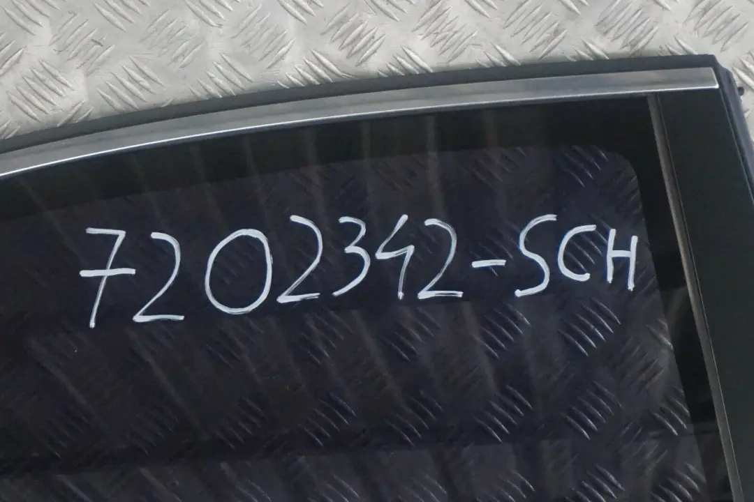 BMW 5 er E60 Beifahrer Tür Hinten Rechts Schwarz 2 - 668 - SKU 7202342-SCH - Teilenummer 7202342