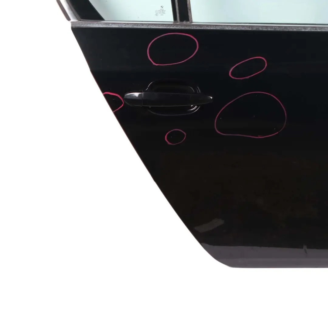 BMW E60 Puerta Trasera Derecha Zafiro Negro Metalizado - 475 - SKU 7202342-BS1 - Número de pieza 7202342