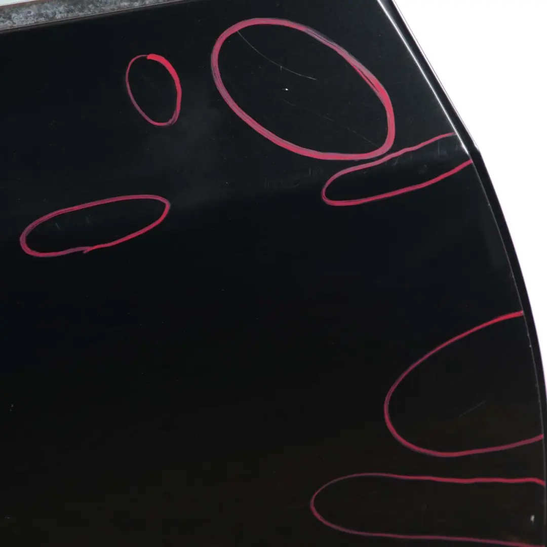 BMW 5 Series E60 Door Rear Right O/S Black Sapphire Metallic - 475 - SKU 7202342-BS1 - Part number 7202342