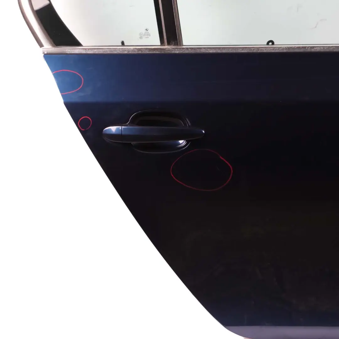 Door Rear Right O/S Tiefseeblau Deep Sea Blue Metallic - A76 to BMW 5 Series E60 1 with Part number 7202342 BMW 5 Series E60 1 Door Rear Right O/S Tiefseeblau Deep Sea Blue Metallic - A76 - SKU 7202342-DSB1 - Part number 7202342