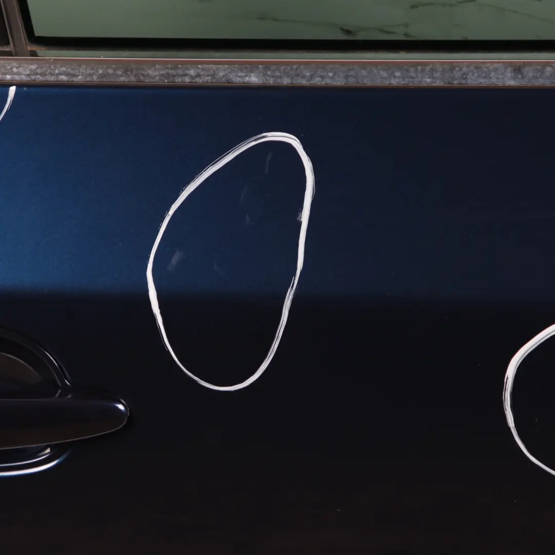 BMW 5 Series E60 Door Rear Right O/S Tiefseeblau Deep Sea Blue Metallic - A76 - SKU 7202342-DSB - Part number 7202342