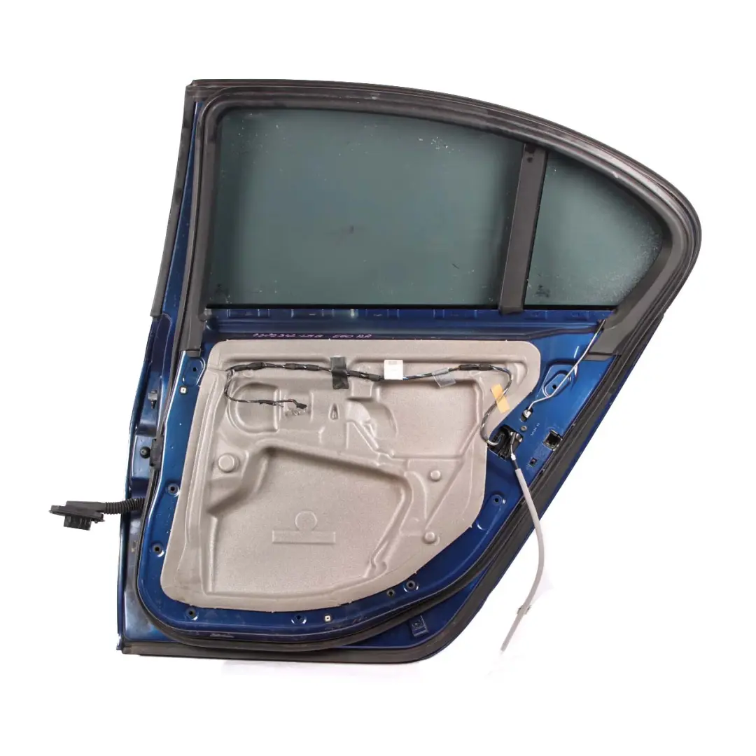 Door Rear Right O/S Covering Panel Le Mans Blau Blue Metallic - 381 to BMW E60 with Part number 7202342 BMW E60 Door Rear Right O/S Covering Panel Le Mans Blau Blue Metallic - 381 - SKU 7202342-LMB - Part number 7202342