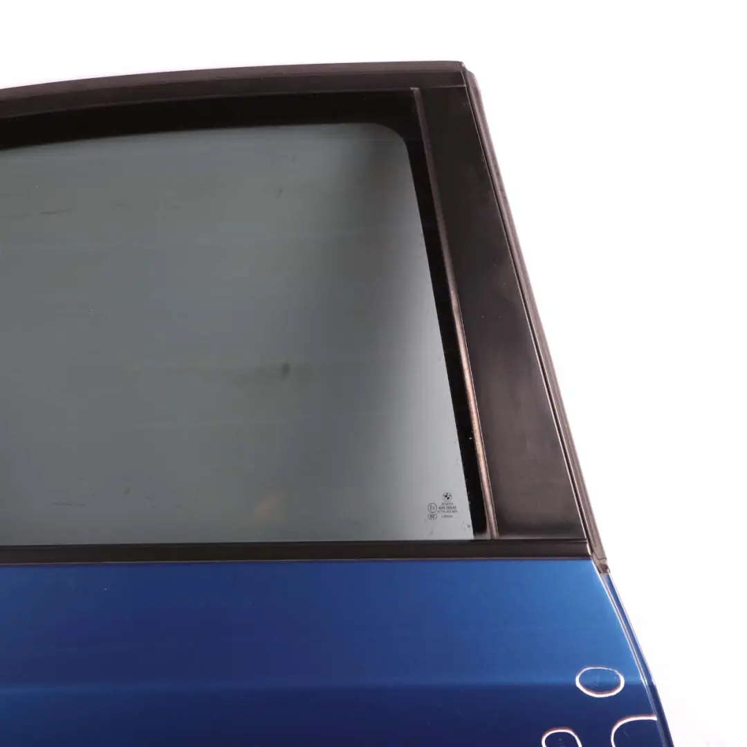 Door Rear Right O/S Covering Panel Le Mans Blau Blue Metallic - 381 to BMW E60 with Part number 7202342 BMW E60 Door Rear Right O/S Covering Panel Le Mans Blau Blue Metallic - 381 - SKU 7202342-LMB - Part number 7202342