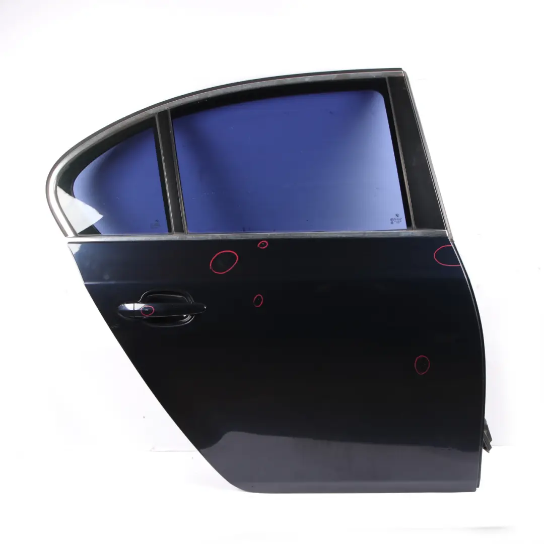 Door Rear Right O/S Monacoblau Monaco Blue Metallic - A35 to BMW E60 with Part number 7202342 BMW E60 Door Rear Right O/S Monacoblau Monaco Blue Metallic - A35 - SKU 7202342-MB - Part number 7202342