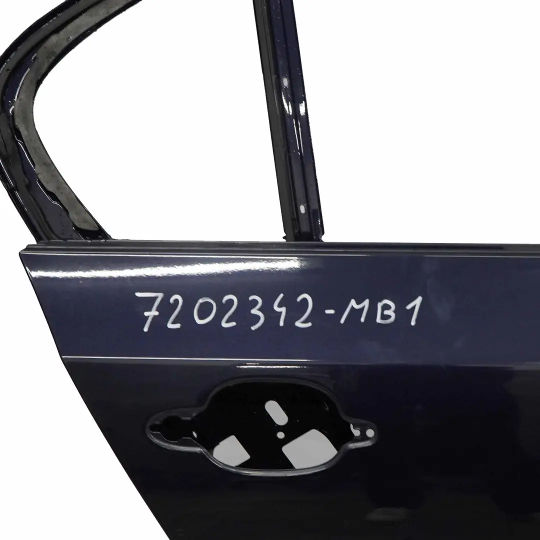 BMW E60 Door Rear Right O/S Monacoblau Monaco Blue Metallic - A35 - SKU 7202342-MB1 - Part number 7202342