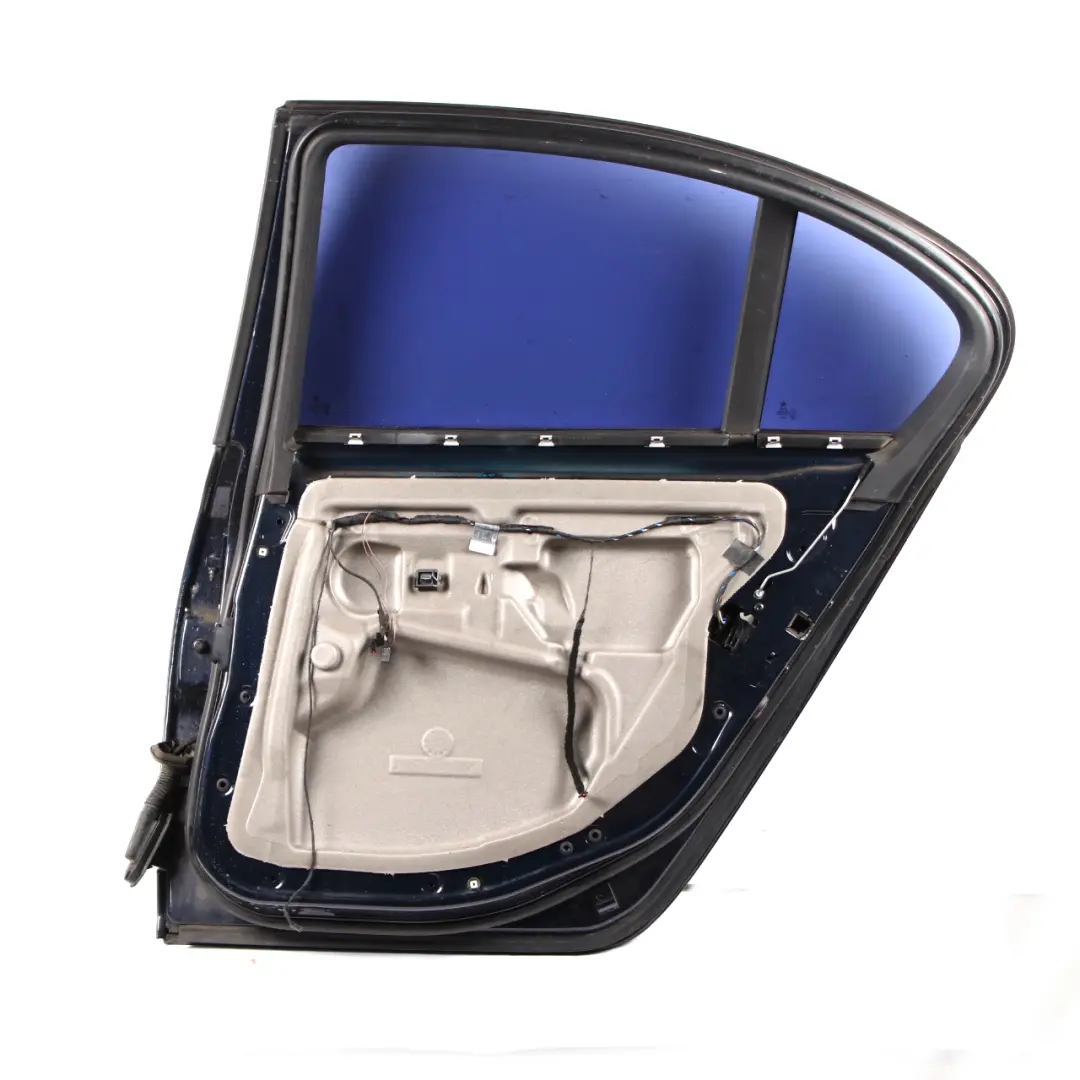 Door Rear Right O/S Monacoblau Monaco Blue Metallic - A35 to BMW E60 with Part number 7202342 BMW E60 Door Rear Right O/S Monacoblau Monaco Blue Metallic - A35 - SKU 7202342-MB - Part number 7202342