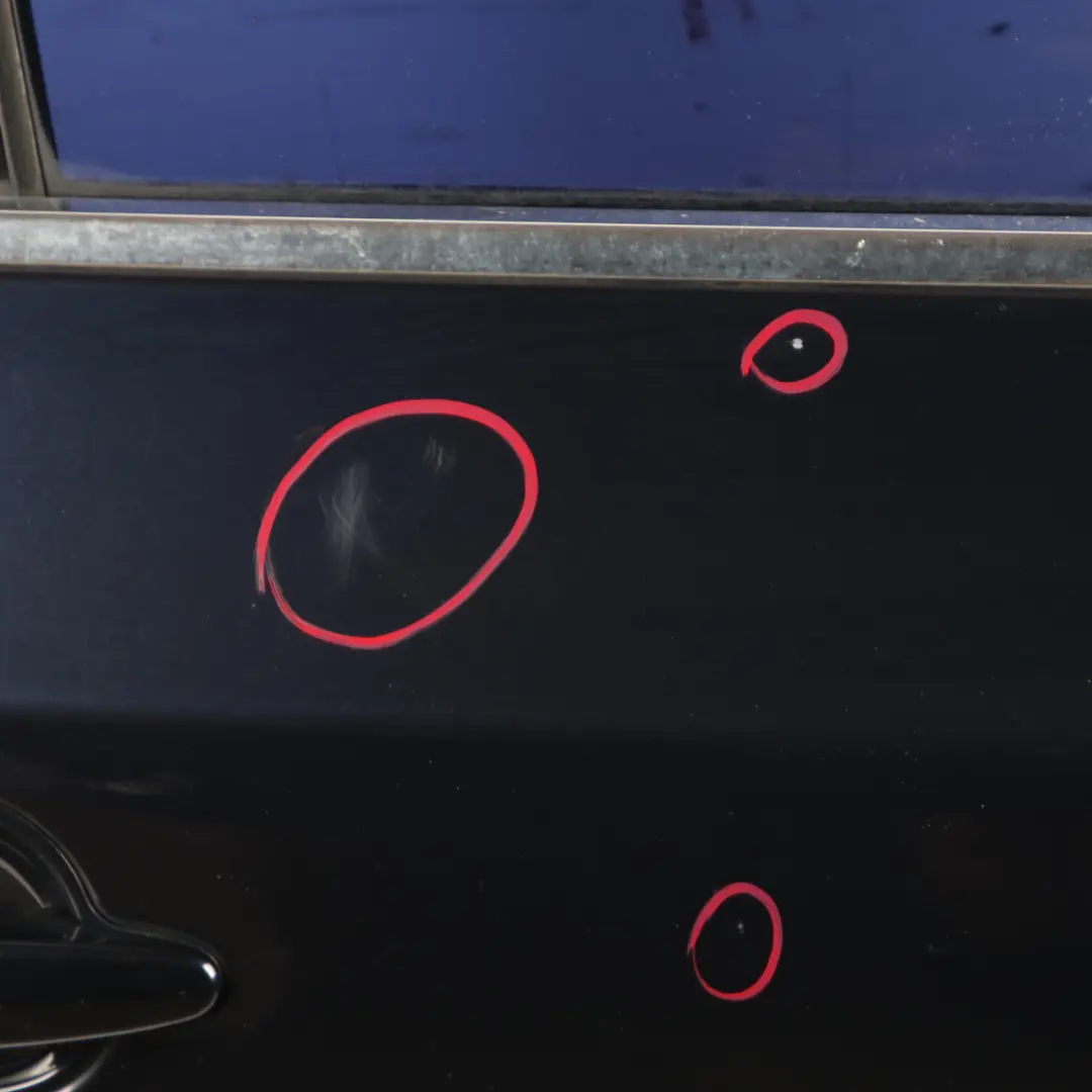 BMW E60 Door Rear Right O/S Monacoblau Monaco Blue Metallic - A35 - SKU 7202342-MB - Part number 7202342