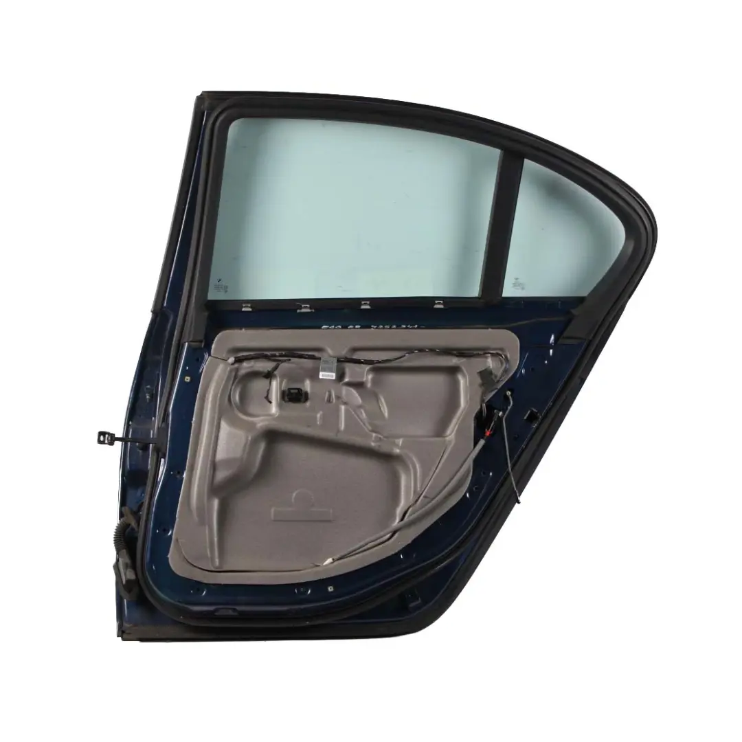Door Rear Right O/S Mysticblau Mystic Blue Metallic - A07 to BMW E60 with Part number 7202342 BMW E60 Door Rear Right O/S Mysticblau Mystic Blue Metallic - A07 - SKU 7202342-MYS - Part number 7202342
