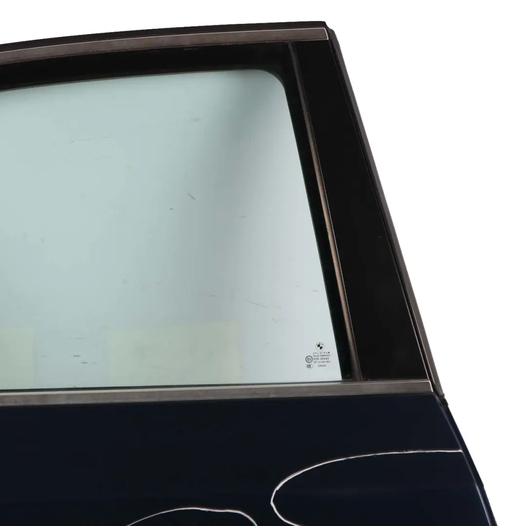 Door Rear Right O/S Mysticblau Mystic Blue Metallic - A07 to BMW E60 with Part number 7202342 BMW E60 Door Rear Right O/S Mysticblau Mystic Blue Metallic - A07 - SKU 7202342-MYS - Part number 7202342