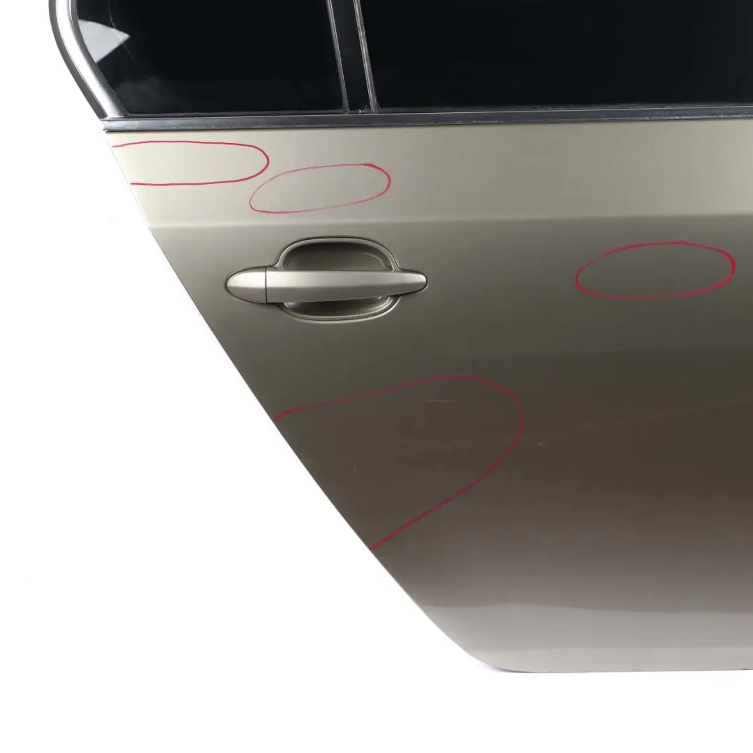 Door Rear Right O/S Olivine Olivin Green Metallic - 349 to BMW E60 with Part number 7202342 BMW E60 Door Rear Right O/S Olivine Olivin Green Metallic - 349 - SKU 7202342-OLI - Part number 7202342