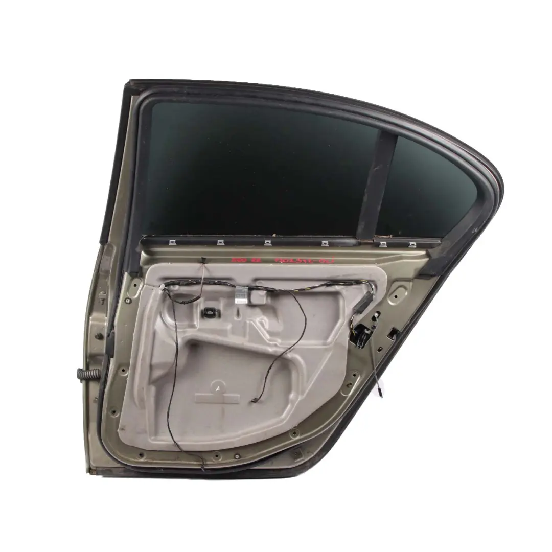 Door Rear Right O/S Olivine Olivin Green Metallic - 349 to BMW E60 with Part number 7202342 BMW E60 Door Rear Right O/S Olivine Olivin Green Metallic - 349 - SKU 7202342-OLI - Part number 7202342