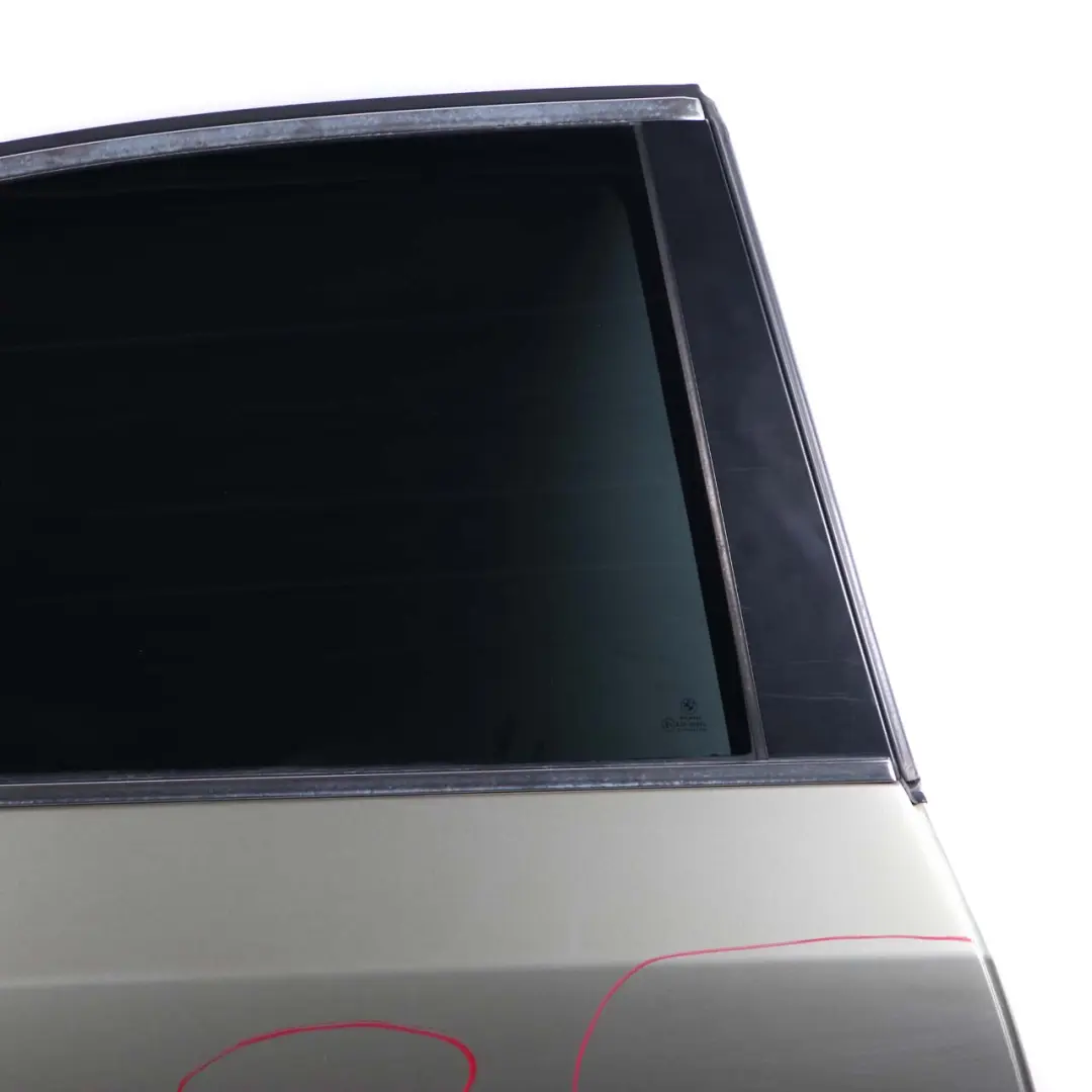 Door Rear Right O/S Olivine Olivin Green Metallic - 349 to BMW E60 with Part number 7202342 BMW E60 Door Rear Right O/S Olivine Olivin Green Metallic - 349 - SKU 7202342-OLI - Part number 7202342