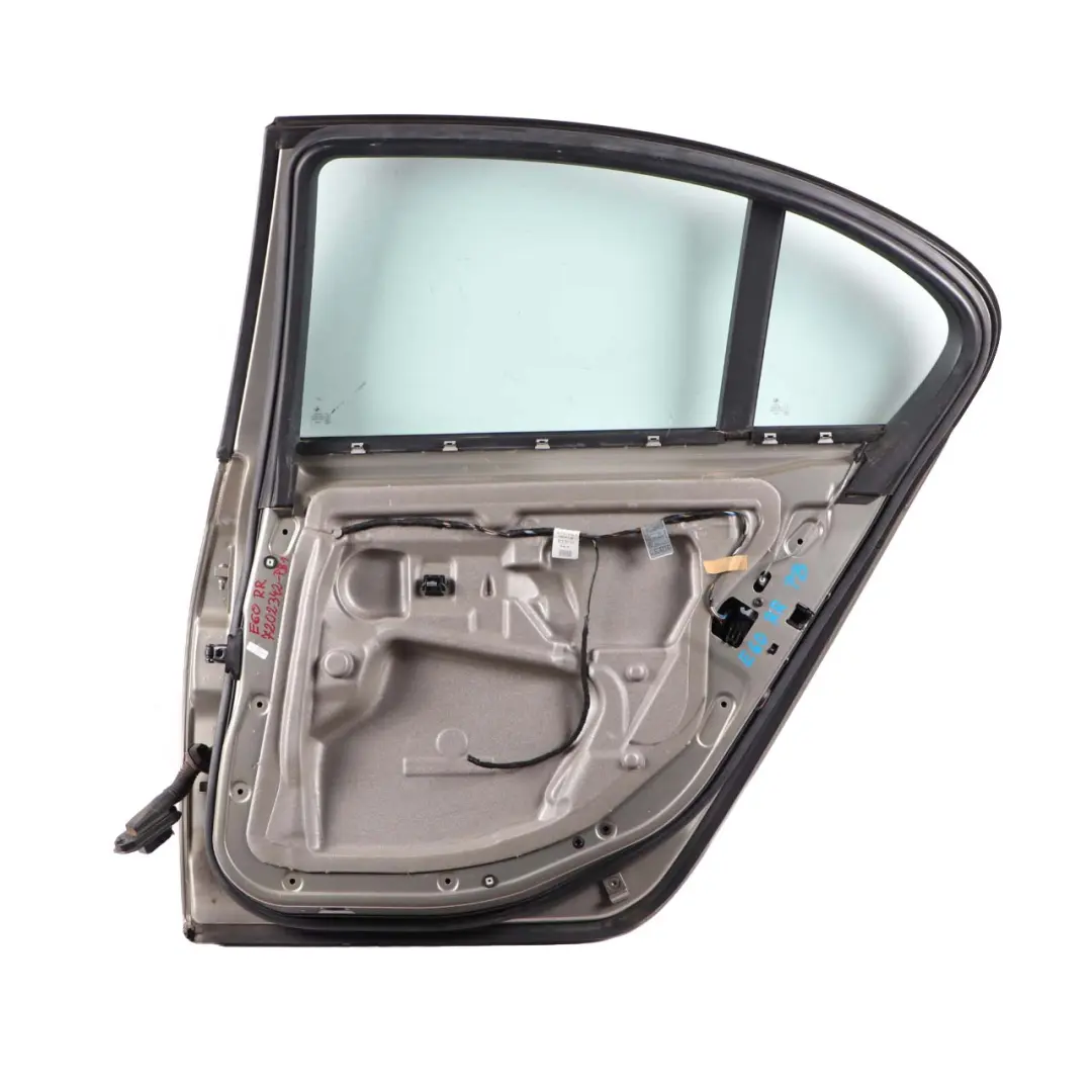 Door Rear Right O/S Platinbronze Platinum Bronze Metallic - A53 to BMW 5 E60 with Part number 7202342 BMW 5 E60 Door Rear Right O/S Platinbronze Platinum Bronze Metallic - A53 - SKU 7202342-PB1 - Part number 7202342