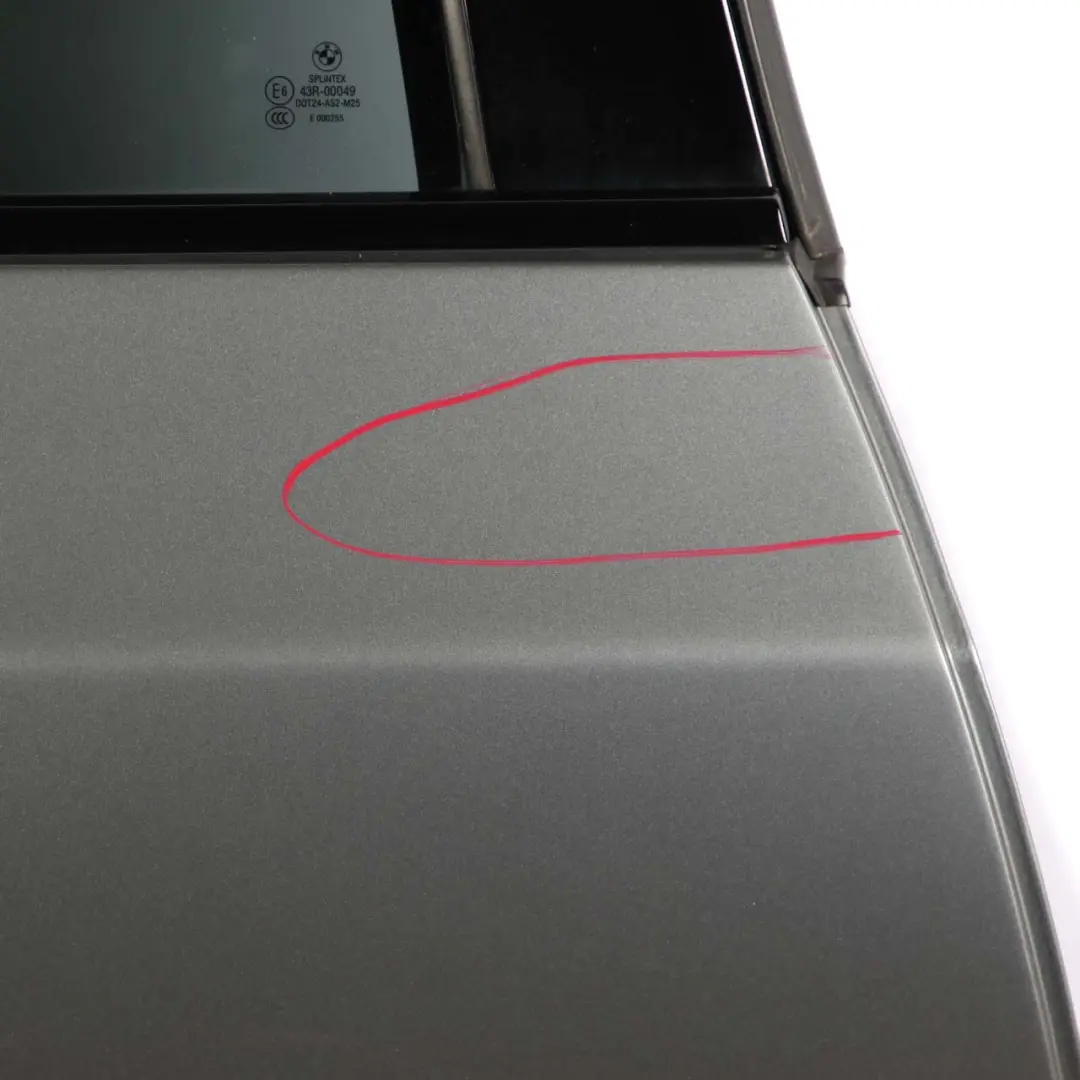 Door Rear Right O/S Spacegrau Space Grey Metallic - A52 to BMW 5 E60 with Part number 7202342 BMW 5 E60 Door Rear Right O/S Spacegrau Space Grey Metallic - A52 - SKU 7202342-SCG1 - Part number 7202342