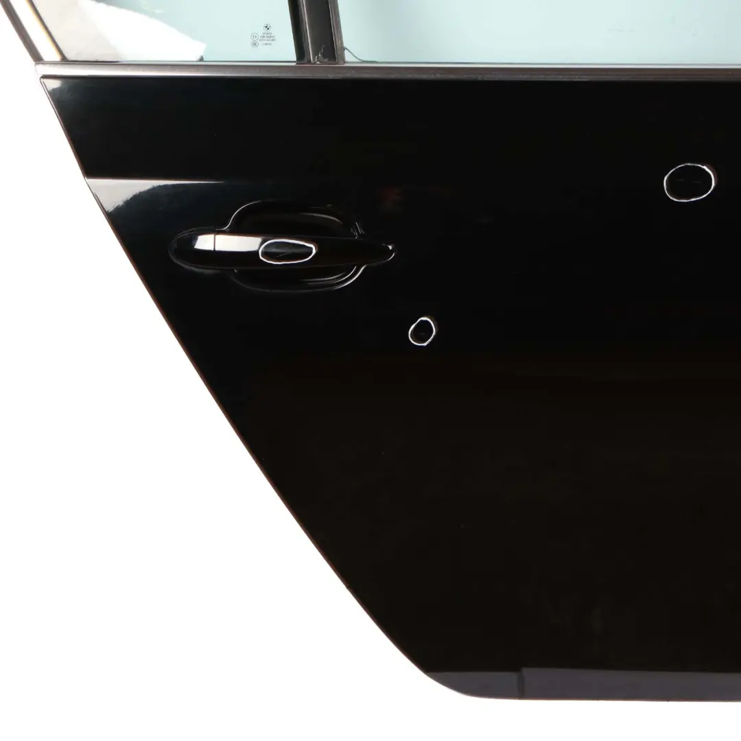 BMW E60 Door Rear Right O/S Covering Panel Schwarz 2 Black - 668 - SKU 7202342-SCH1 - Part number 7202342