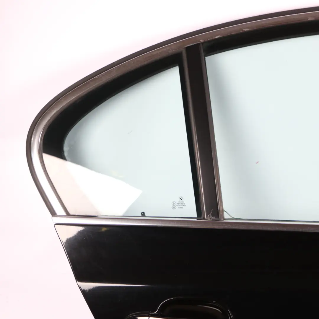 Door Rear Right O/S Covering Panel Schwarz 2 Black - 668 to BMW E60 with Part number 7202342 BMW E60 Door Rear Right O/S Covering Panel Schwarz 2 Black - 668 - SKU 7202342-SCH1 - Part number 7202342