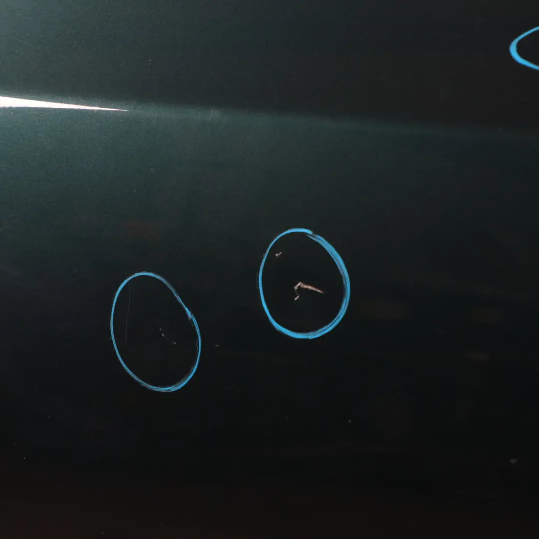 Door Rear Right O/S Tiefgruen Deep Green Metallic - A43 to BMW 5 E60 with Part number 7202342 BMW 5 E60 Door Rear Right O/S Tiefgruen Deep Green Metallic - A43 - SKU 7202342-TG - Part number 7202342