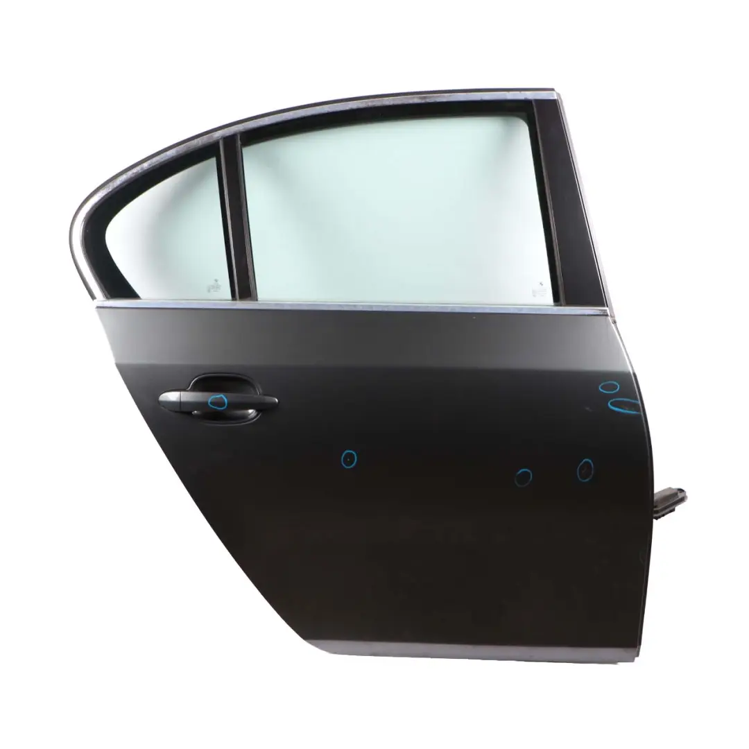 Door Rear Right O/S Titangrau Titan Grey II Metallic - 892 to BMW 5 E60 with Part number 7202342 BMW 5 E60 Door Rear Right O/S Titangrau Titan Grey II Metallic - 892 - SKU 7202342-TGR - Part number 7202342