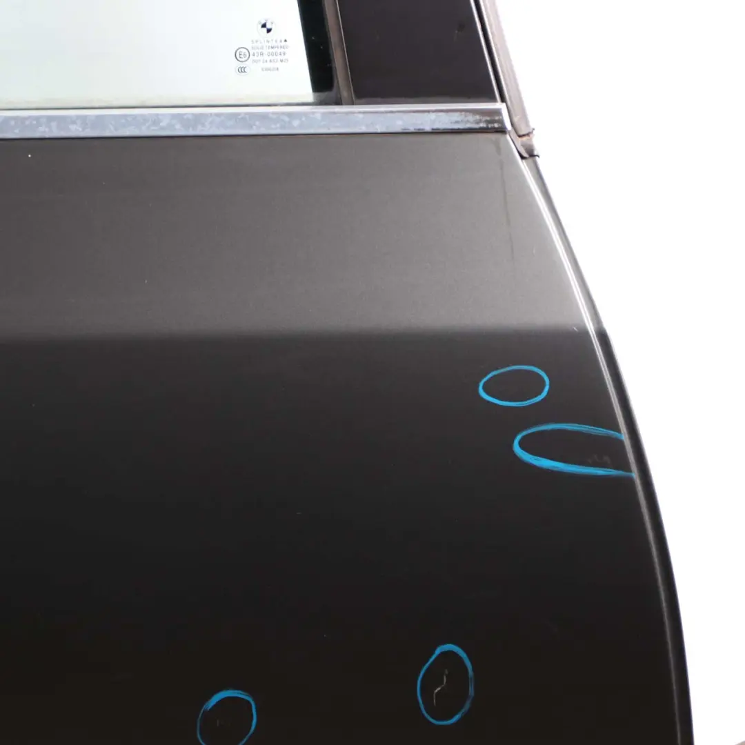 Door Rear Right O/S Titangrau Titan Grey II Metallic - 892 to BMW 5 E60 with Part number 7202342 BMW 5 E60 Door Rear Right O/S Titangrau Titan Grey II Metallic - 892 - SKU 7202342-TGR - Part number 7202342