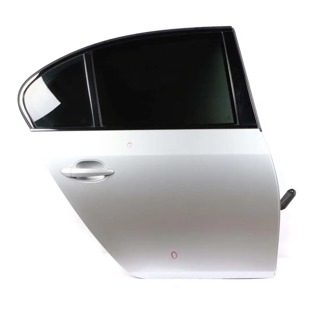 Door Rear Right O/S Titansilber Titan Silver Metallic - 354 to BMW 5 E60 with Part number 7202342 BMW 5 E60 Door Rear Right O/S Titansilber Titan Silver Metallic - 354 - SKU 7202342-TS2 - Part number 7202342