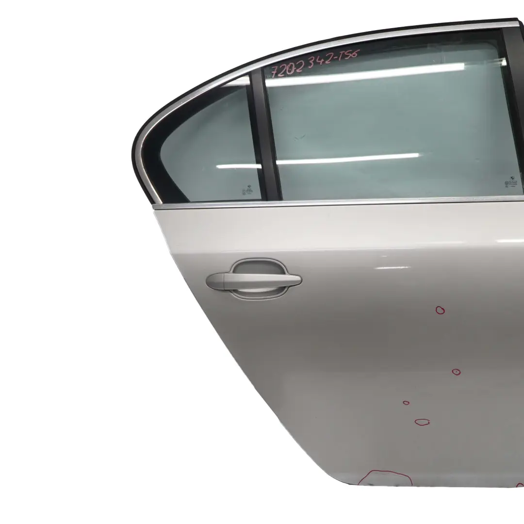 BMW E60 LCI 6 Porte Arriere Droite Argent Titane Argent Metallise 354 - SKU 7202342-TS6 - Numéro de pièce 7202342
