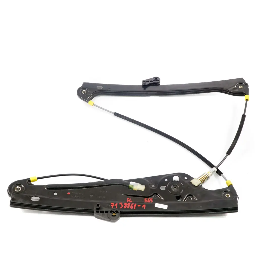 ElevalunasBMW E65 Puerta Delantera Izquierda Mecanismo Regulador 7138861 para con número de pieza 7202479 ElevalunasBMW E65 Puerta Delantera Izquierda Mecanismo Regulador 7138861 - SKU 7202479 - Número de pieza 7202479
