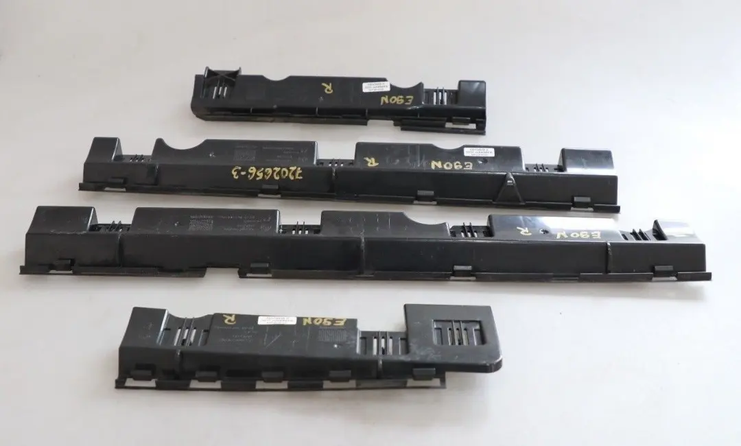 BMW 3 Series E90 E91 LCI Right Door Sill Holding Strip Skirt Set R1 R2 R3 R4 O/S - SKU 7202656-3 - Part number 7202656