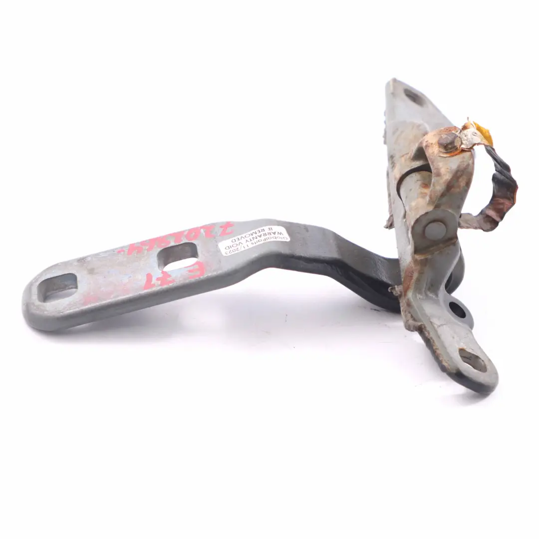 BMW X6 E71 Maletero Portón Trasero Bisagra Izquierda Gris Espacial - A52 7175829 - SKU 7202863-SCG - Número de pieza 7202863