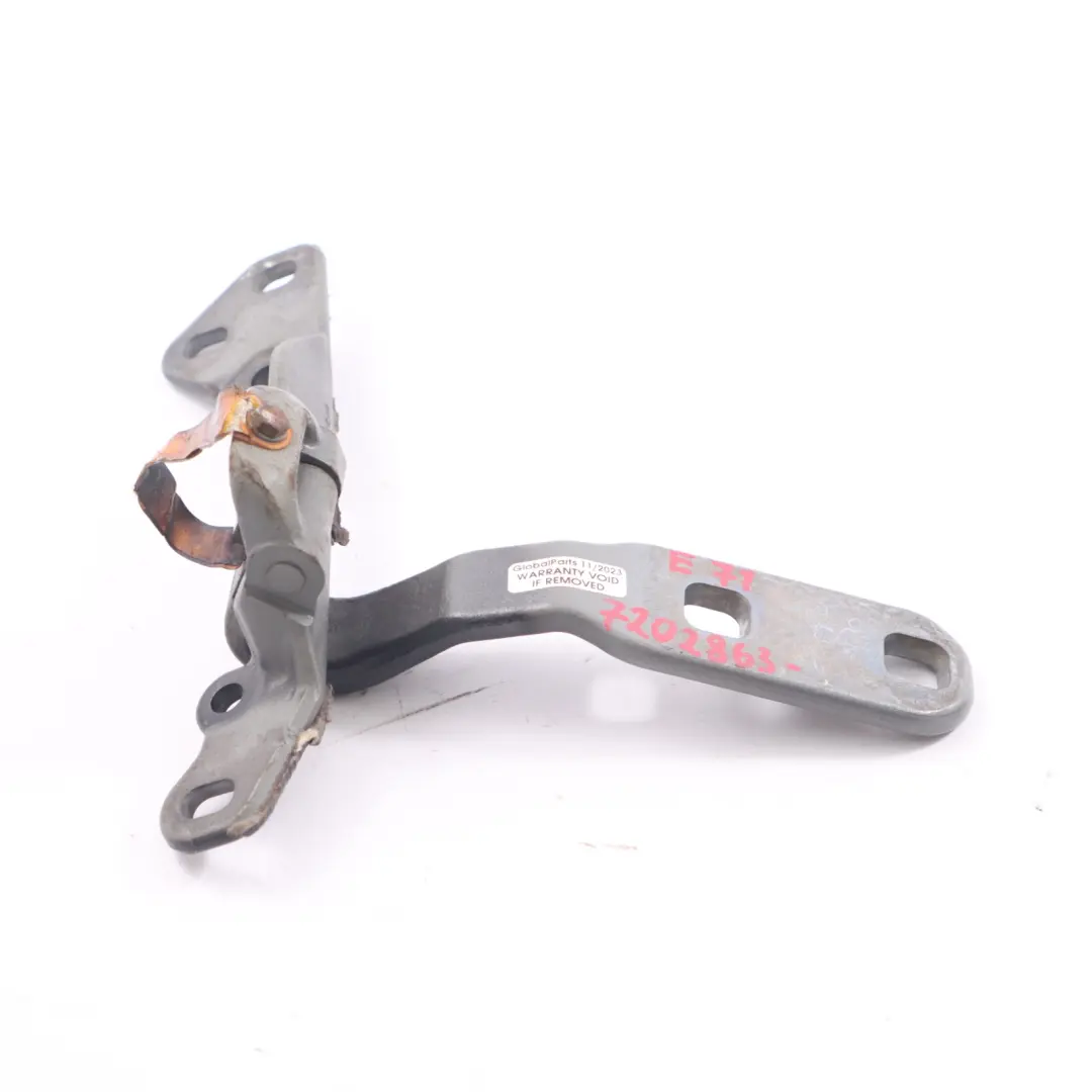 BMW X6 E71 Charnière coffre hayon arrière droite Space Gris - A52 7175830 - SKU 7202864-SCG - Numéro de pièce 7202864