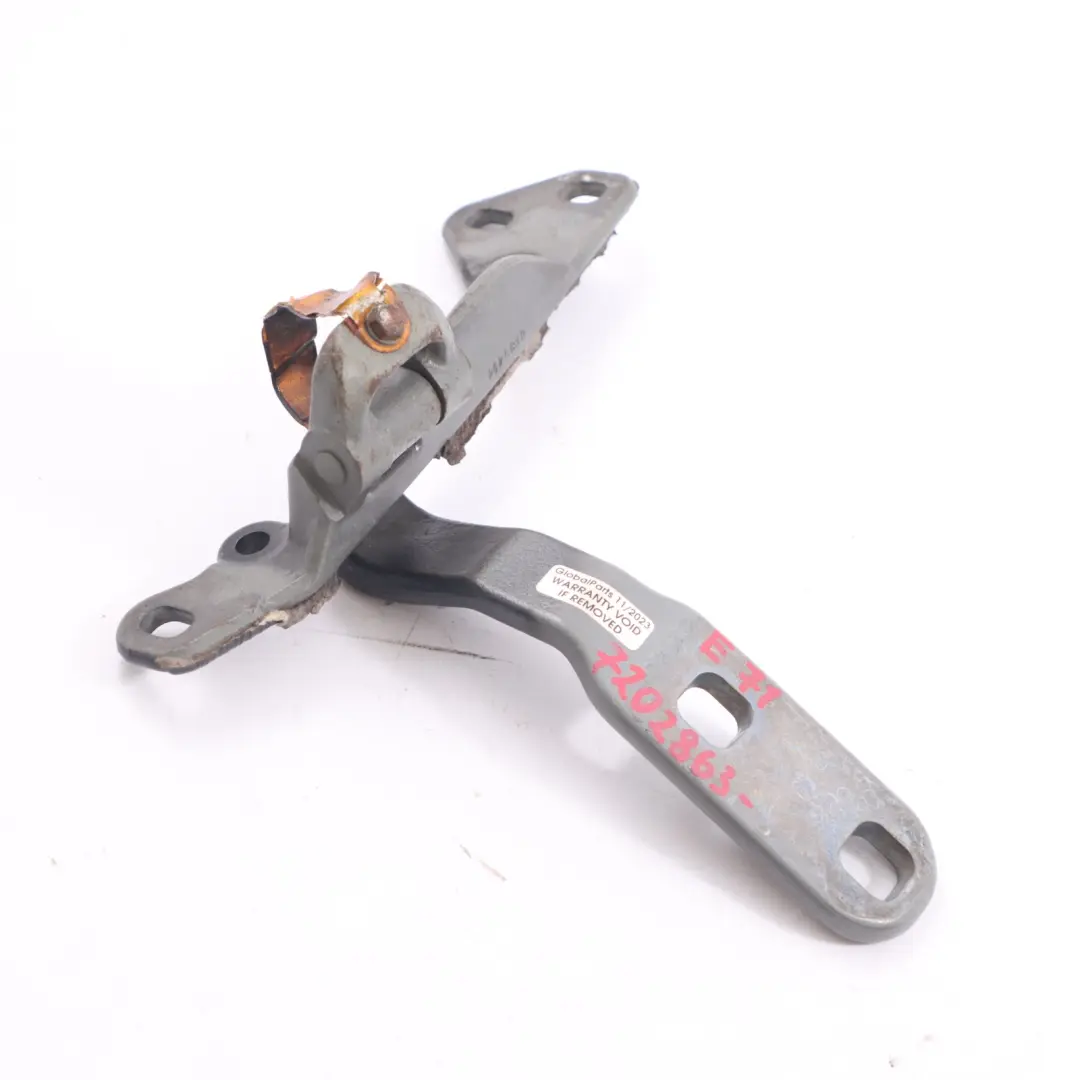 Maletero Tronco Portón Bisagra Trasera Derecha Gris Espacial 7175830 para BMW X6 E71 con número de pieza 7202864 BMW X6 E71 Maletero Tronco Portón Bisagra Trasera Derecha Gris Espacial 7175830 - SKU 7202864-SCG - Número de pieza 7202864