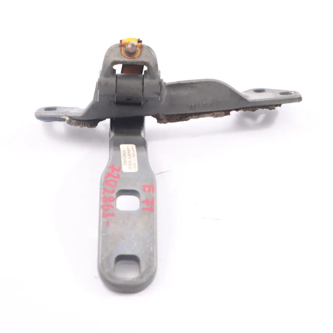 Maletero Tronco Portón Bisagra Trasera Derecha Gris Espacial 7175830 para BMW X6 E71 con número de pieza 7202864 BMW X6 E71 Maletero Tronco Portón Bisagra Trasera Derecha Gris Espacial 7175830 - SKU 7202864-SCG - Número de pieza 7202864